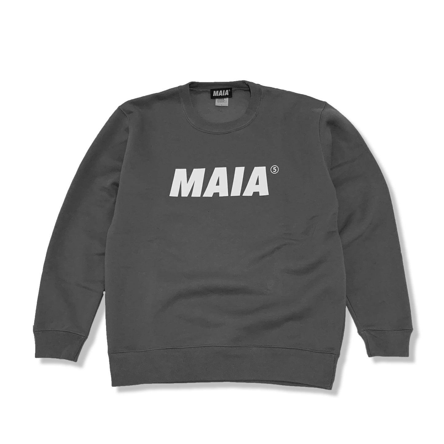 MAIA Brand Crewneck [CEMENT GREY]